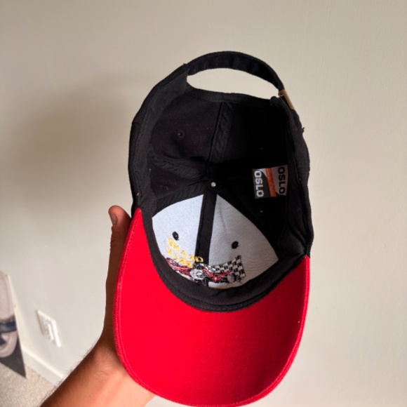 Grand Prix Moncaco Baseball hat cap formula 1 racing embroided racecar black red - Picture 6 of 6